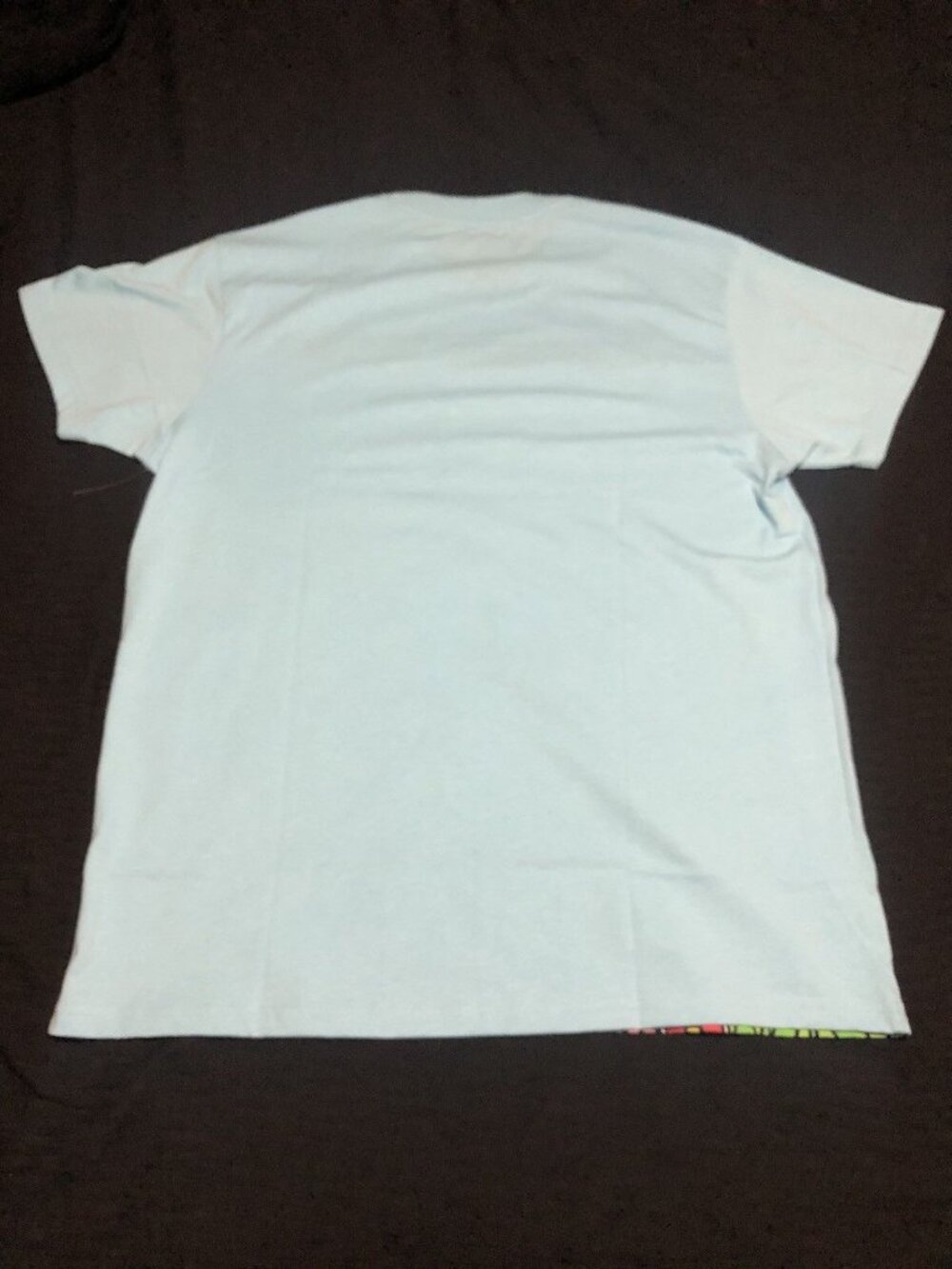 Astro Boy Flower Embroidered Light Blue Short Sleeve T-Shirt M, Lightweight - Picture 5 of 5